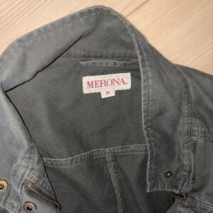 Merona Charcoal Button-Up Jacket